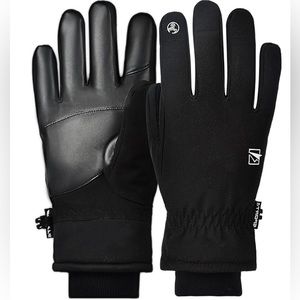 Yobenki Winter Gloves, -30F Touch Screen Thermal Gloves Windproof - Black
